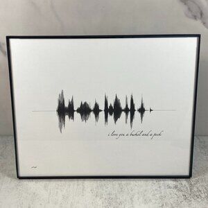 I Love You A Bushel And A Peck Soundwave 8x10 Contemporary Frame
